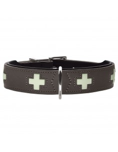 Glow in the dark dog collar, HUNTER, Swiss Glow, M-L,... 2