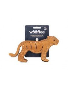 Dog toy, WOOFFEE, leather tiger, 21 cm.