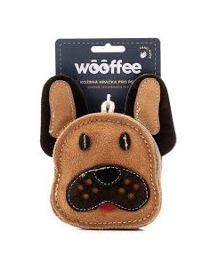 Suņu rotaļlieta, WOOFFEE, ādas franču buldogs, 14 cm