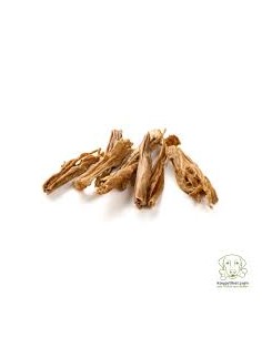 Dog treats, rolled rabbit skin, 100 gr.