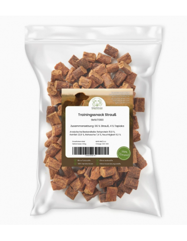 Dog training treats, ostrich, 100 gr.