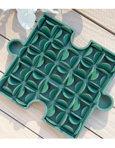Puzzle food bowl DOGGOTIQUE, Slow Feeding, Grass, 26 x 21...
