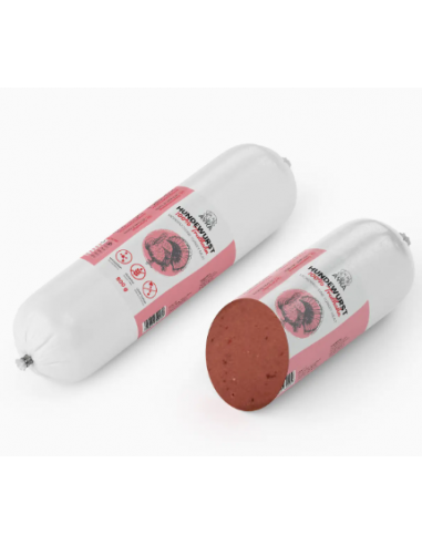 Wet Dog Food, turkey sausage, 400g, made in...
