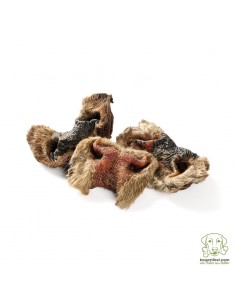 Dog treats, Cattle noses with fur and skin, 250 gr.