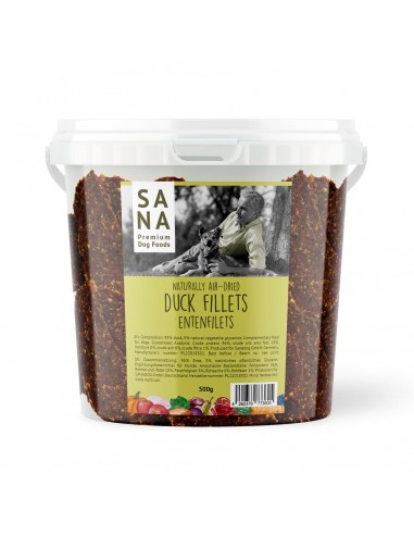Dog treats SANA - duck meat fillets, 500 gr.