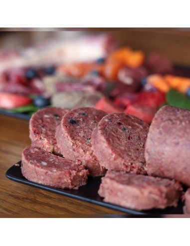 SWISSY RAW balanced meal LAMB VENISON TURKEY,...