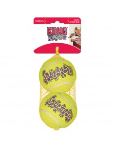 Dog toy, KONG® Squeakair, balls, 8 cm, 2 piece set, yellow