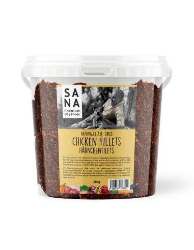 Dog treats SANA - chicken fillets, 500 gr.