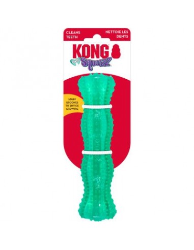 Dog toy KONG® Squeezz, Dental Stick, 20 cm, green.