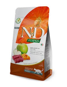 Dry cat food N&D - Venison with pumpkin and apples, 300 gr.