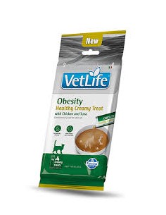 Cat treat, N&D, OBESITY, with chicken and tuna, 4 x 15 gr.
