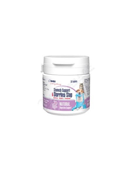 Papildbarība suņiem un kaķiem GiGi - Stomach Health and Diarrhea Stop, 30 Tab