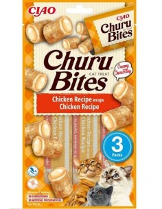 Cat treats, CHURU bites with chicken 3x10g