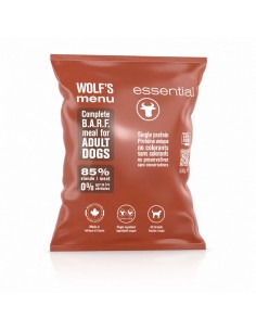 Svaigā barība Wolf's Menu ESSENTIAL liellops 800 gr