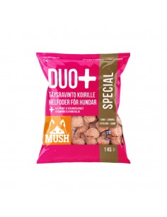 Svaigā barība suņiem MUSH - DUO+ SPECIAL, vista ar jēru,...