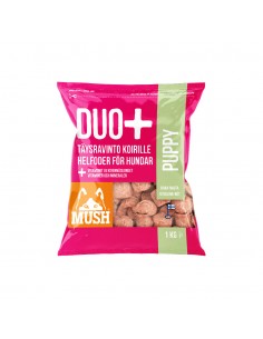 Fresh puppy food MUSH - DUO+ PUPPY, chicken with beef, 1 kg