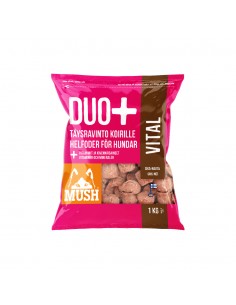 Svaigā barība suņiem MUSH - DUO+ VITAL, cūka ar liellopu,...