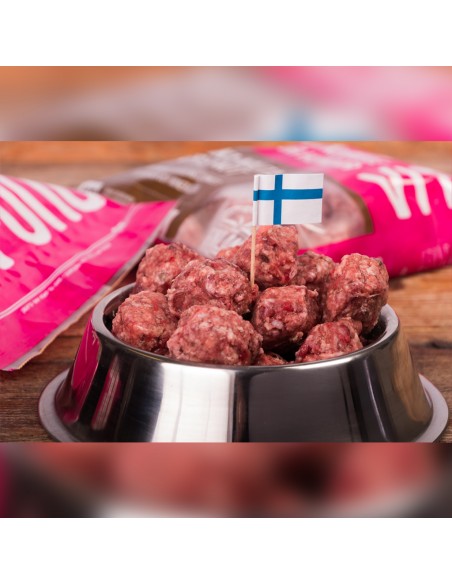 MUSH VAISTO BLUE liellops tītars lasis, svaigā barība suņiem 800 gr