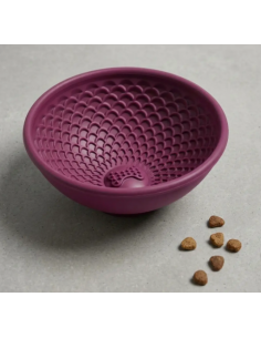 Food bowl DOGGOTIQUE, Slow Feeding, 16x16x6 cm, purple