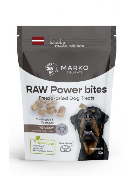 Liofilizēti kārumi MARKO DELIGHTS POWER BITES 50 gr