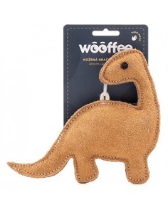 Dog toy, WOOFFEE, leather dinosaur, 18cm