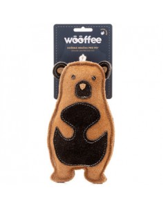 Suņu rotaļlieta, WOOFFEE, ādas lācītis, 20cm