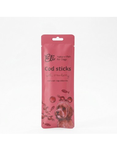 Cod Sticks For Dogs, ELI PET, with cranberries,...