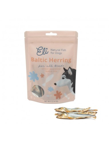 Dried Baltic Herring For Dogs, ELI PET, 80g