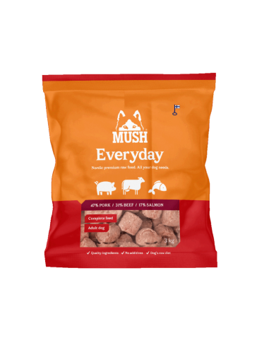 Svaigā barība suņiem MUSH EveryDay RED cūka...