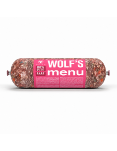 Fresh food for puppies, WOLF'S MENU, WHELP, with beef, 500g.