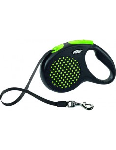 Inertia leash for dogs FLEXI DESIGN - 5 m, 15 kg, S