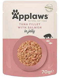 Canned food for cats APPLAWS - 70 gr, tuna and salmon in...