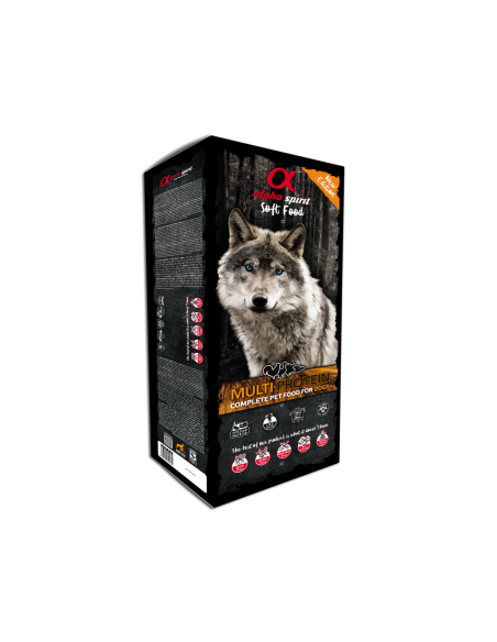 Dry dog food, ALPHA SPIRIT, Multi-Protein, Semi-Wet, 9kg