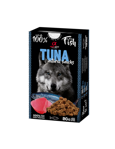 Natural Dog Treats, ALPHA SPIRIT, SOFT, with Tuna, 80gr.