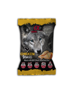 Dog Treats, ALPHA SPIRIT, with Chicken, Cold Pressed, 50 gr.