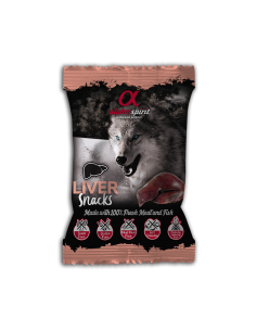 Dog Treats, ALPHA SPIRIT, with Liver, Cold Pressed, 50 gr.
