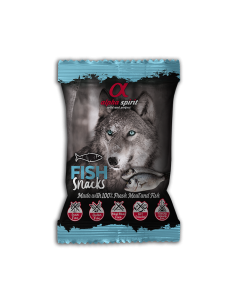 Kārumi suņiem ALPHA SPIRIT - ar zivi, 50 gr, auksti presēti
