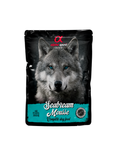 Paté for dogs ALPHA SPIRIT - WET seabream,300 gr
